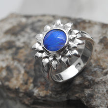Load image into Gallery viewer, AUSTRALIAN BLACK OPAL RING