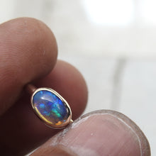 Load image into Gallery viewer, AUSTRALIAN BLACK OPAL RING