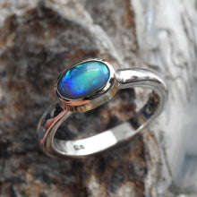 Load image into Gallery viewer, LIGHTNING RIDGE BLACK OPAL