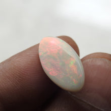 Load image into Gallery viewer, Made to Order Ring with Solid Lightning Ridge White Opal Multi-Colors