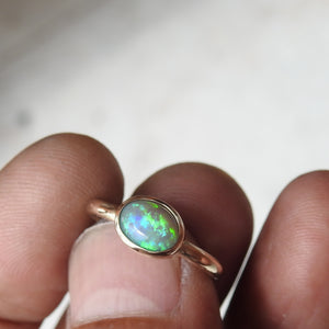 AUSTRALIAN OPAL RING