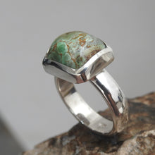 Load image into Gallery viewer, Australian Natural Variscite Sterling Silver Ring