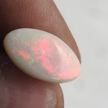 Load image into Gallery viewer, Made to Order Ring with Solid Lightning Ridge White Opal Multi-Colors