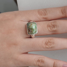 Load image into Gallery viewer, Australian Natural Variscite Sterling Silver Ring
