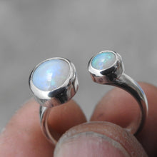 Load image into Gallery viewer, Lightning Ridge Solid Opal Ring
