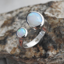 Load image into Gallery viewer, Lightning Ridge Solid Opal Ring