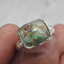 Load image into Gallery viewer, Australian Natural Variscite Sterling Silver Ring