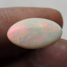 Load image into Gallery viewer, Made to Order Ring with Solid Lightning Ridge White Opal Multi-Colors