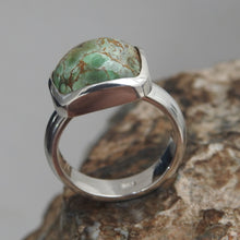Load image into Gallery viewer, Australian Natural Variscite Sterling Silver Ring