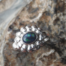Load image into Gallery viewer, AUSTRALIAN BLACK OPAL RING