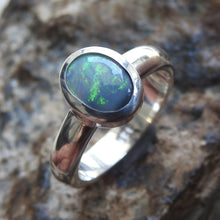 Load image into Gallery viewer, LIGHTNING RIDGE OPAL RING