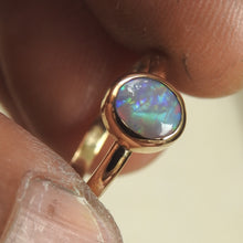 Load image into Gallery viewer, LIGHTNING RIDGE OPAL RING