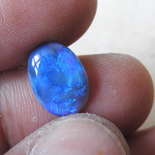 Load image into Gallery viewer, Solid Natural Black Opal from Lightning Ridge with Blue Green Colors.