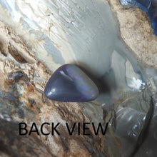 Load image into Gallery viewer, Lightning Ridge Solid Black Opal with Multi-Color Fires