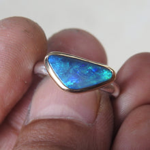 Load image into Gallery viewer, BLACK OPAL RING