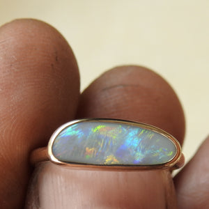 LIGHTNING RIDGE OPAL RING