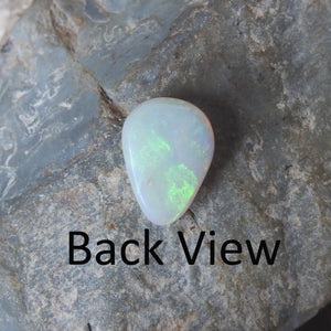 Lightning Ridge Solid White Opal with Multi Color.