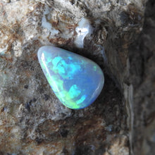Load image into Gallery viewer, Made to Order 10k YG Ring with Solid Lightning Ridge Dark Opal