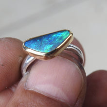 Load image into Gallery viewer, BLACK OPAL RING