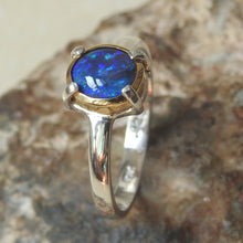 Load image into Gallery viewer, BLACK OPAL RING