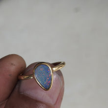 Load image into Gallery viewer, LIGHTNING RIDGE OPAL RING
