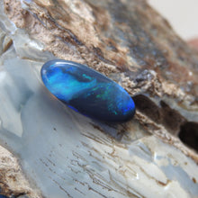 Load image into Gallery viewer, Made to order 10k YG Bezel Ring with Australian Black Opal