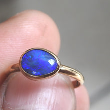 Load image into Gallery viewer, BLACK OPAL RING