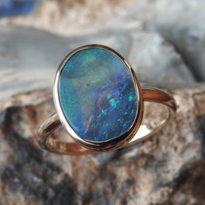 BLACK OPAL RING