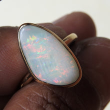 Load image into Gallery viewer, WHITE OPAL RING