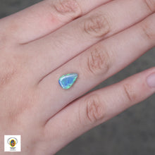 Load image into Gallery viewer, Made to Order 10k YG Ring with Solid Lightning Ridge Dark Opal