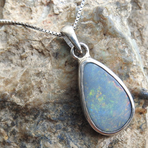 Australian Opal Black Pendant