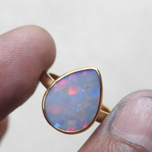 Load image into Gallery viewer, LIGHTNING RIDGE OPAL RING