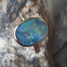Load image into Gallery viewer, BLACK OPAL RING