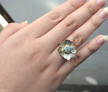 Load image into Gallery viewer, LIGHTNING RIDGE OPAL RING