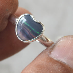 BLACK OPAL RING