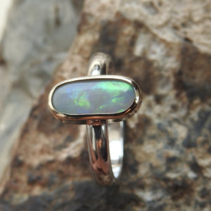 LIGHTNING RIDGE OPAL RING