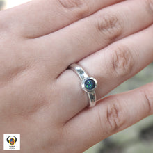 Load image into Gallery viewer, AUSTRALIAN BLACK OPAL RING