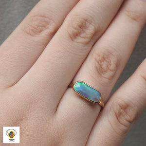 LIGHTNING RIDGE OPAL RING