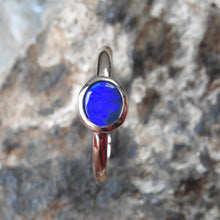Load image into Gallery viewer, AUSTRALIAN BLACK OPAL RING