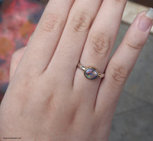 Load image into Gallery viewer, BLACK OPAL RING