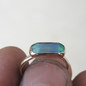 LIGHTNING RIDGE OPAL RING