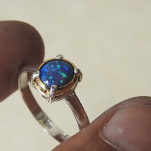 Load image into Gallery viewer, BLACK OPAL RING