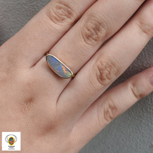 LIGHTNING RIDGE OPAL RING