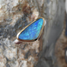 Load image into Gallery viewer, BLACK OPAL RING