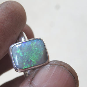 LIGHTNING RIDGE OPAL RING