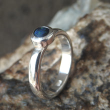 Load image into Gallery viewer, AUSTRALIAN BLACK OPAL RING