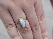 Load image into Gallery viewer, LIGHTNING RIDGE OPAL RING