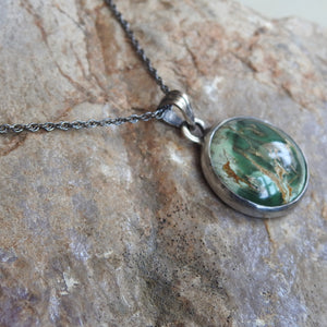 australian variscite pendant