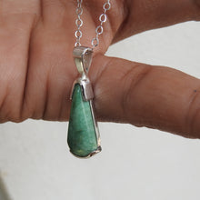 Load image into Gallery viewer, Australian Variscite Sterling Silver Pendant Necklace.