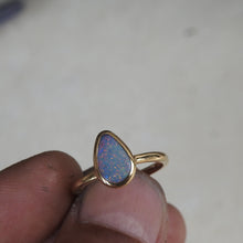 Load image into Gallery viewer, LIGHTNING RIDGE OPAL RING